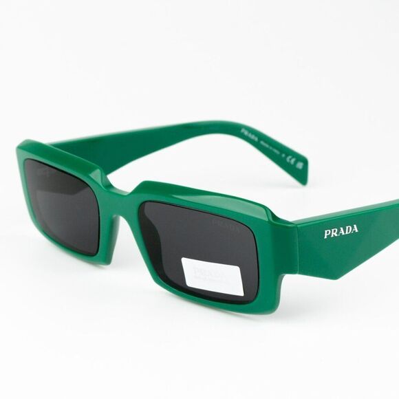 NEW Prada PR27ZS 11L08Z Mango Dark Grey Square Unisex Sunglasses 0PR 27ZS - Picture 8 of 14